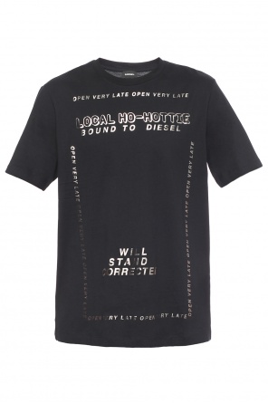 T-shirt z nadrukiem z napisami, zdjęcie 1 T-shirt z nadrukiem z napisami od Diesel
